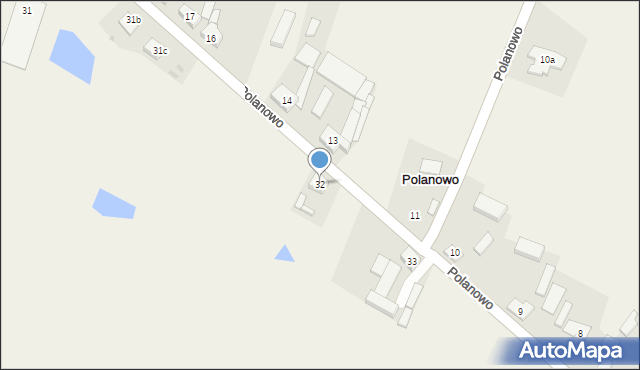 Polanowo, Polanowo, 32, mapa Polanowo