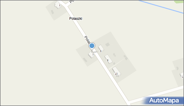 Polaszki, Polaszki, 7a, mapa Polaszki