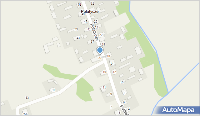 Polatycze, Polatycze, 27, mapa Polatycze