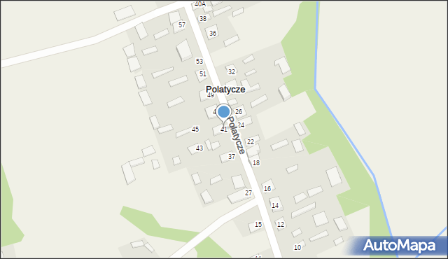 Polatycze, Polatycze, 41, mapa Polatycze