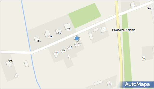 Polatycze, Polatycze, 42C, mapa Polatycze