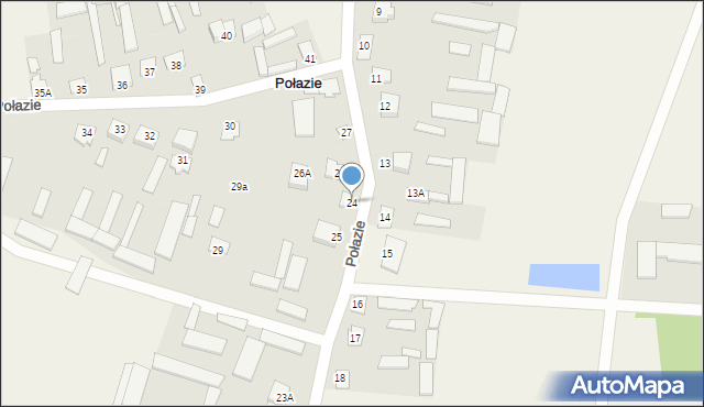 Połazie, Połazie, 24, mapa Połazie