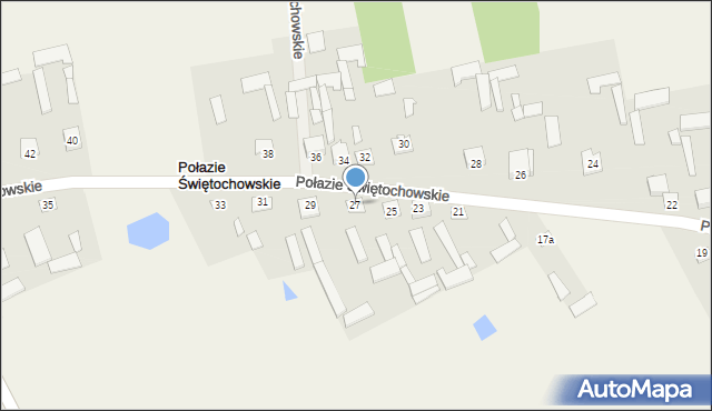 Połazie Świętochowskie, Połazie Świętochowskie, 27, mapa Połazie Świętochowskie