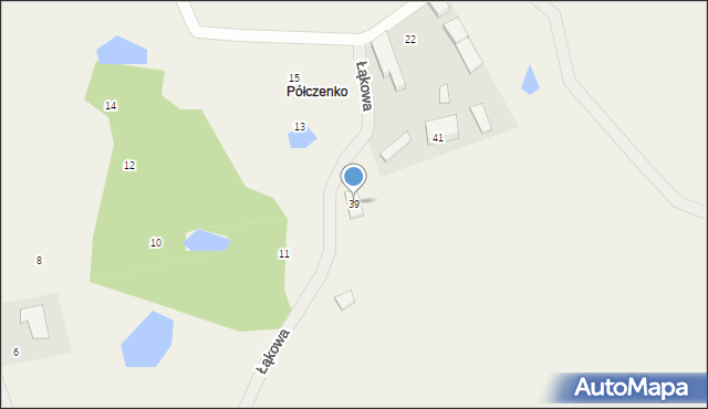 Półczno, Półczno, 39, mapa Półczno