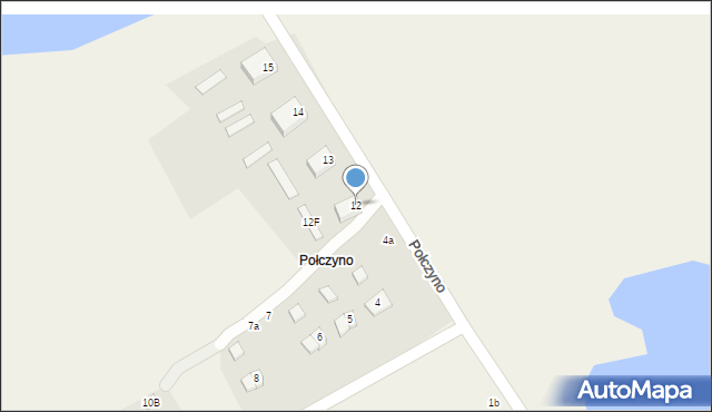 Połczyno, Połczyno, 12, mapa Połczyno