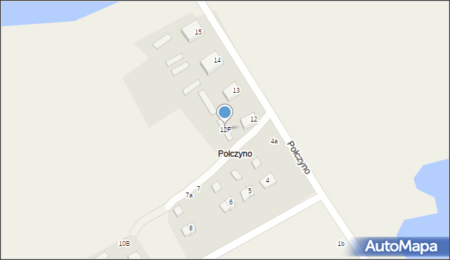 Połczyno, Połczyno, 12F, mapa Połczyno