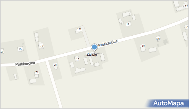 Polekarcice, Polekarcice, 17, mapa Polekarcice