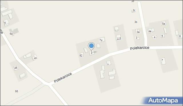 Polekarcice, Polekarcice, 2, mapa Polekarcice