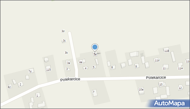 Polekarcice, Polekarcice, 5a, mapa Polekarcice