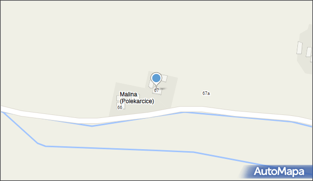 Polekarcice, Polekarcice, 67, mapa Polekarcice