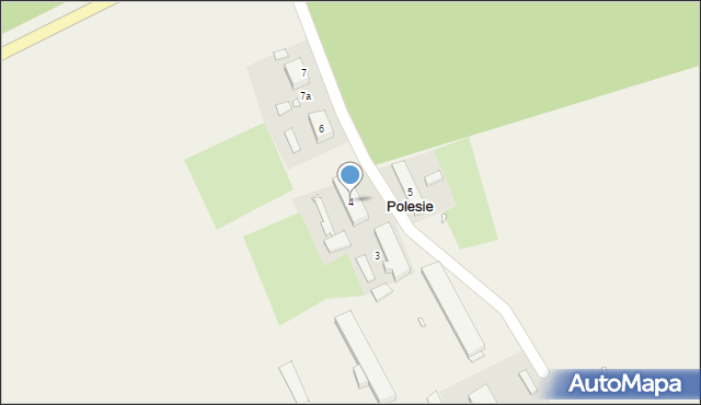 Polesie, Polesie, 4, mapa Polesie