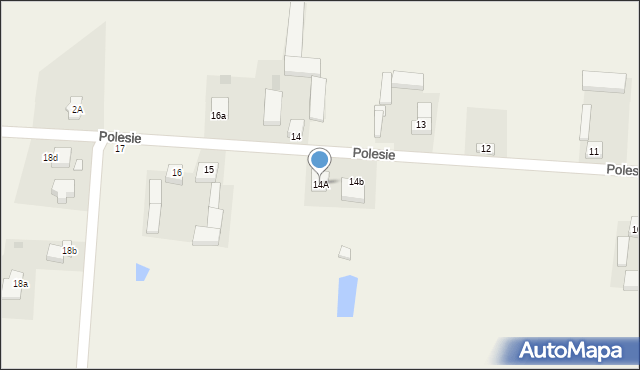 Polesie, Polesie, 14A, mapa Polesie