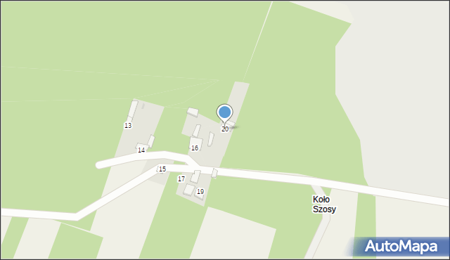 Polesie Mikułowskie, Polesie Mikułowskie, 20, mapa Polesie Mikułowskie