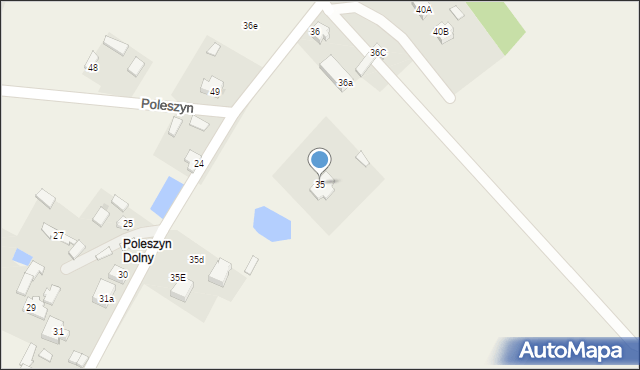 Poleszyn, Poleszyn, 35, mapa Poleszyn