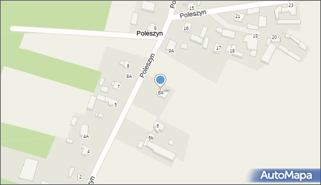 Poleszyn, Poleszyn, 6A, mapa Poleszyn