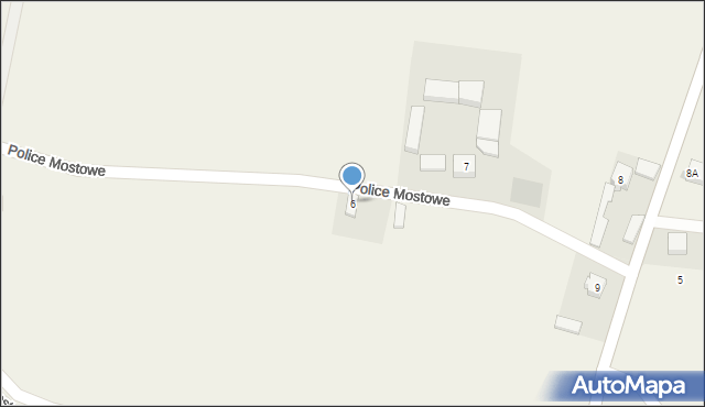 Police Mostowe, Police Mostowe, 6, mapa Police Mostowe