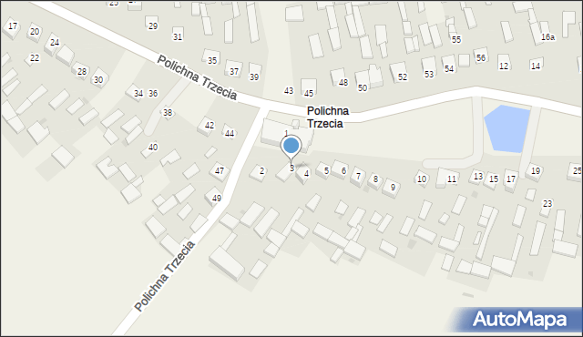 Polichna, Polichna Czwarta, 3, mapa Polichna