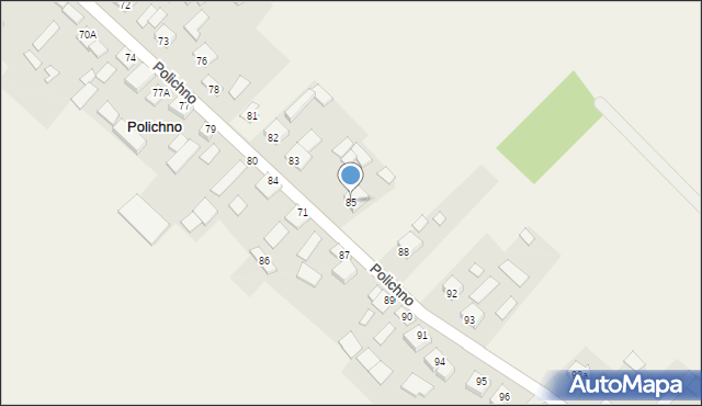 Polichno, Polichno, 85, mapa Polichno