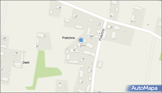 Polichno, Polichno, 17, mapa Polichno