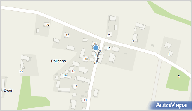 Polichno, Polichno, 18, mapa Polichno