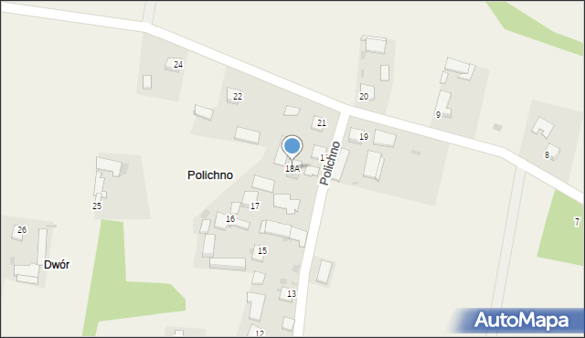 Polichno, Polichno, 18A, mapa Polichno