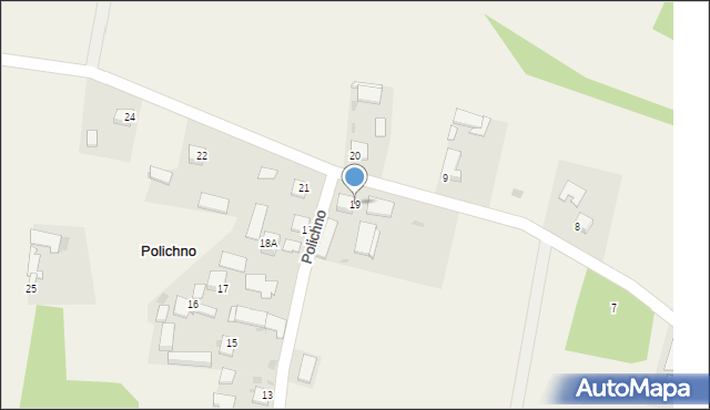 Polichno, Polichno, 19, mapa Polichno