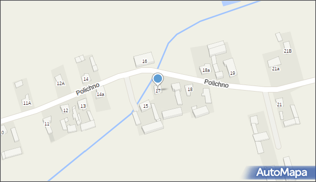 Polichno, Polichno, 17, mapa Polichno