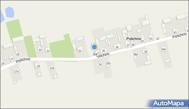 Polichno, Polichno, 33a, mapa Polichno