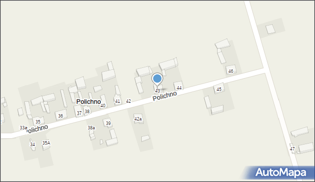 Polichno, Polichno, 43, mapa Polichno