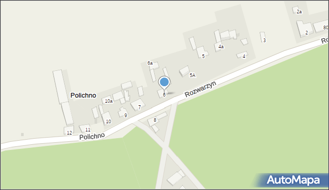 Polichno, Polichno, 6, mapa Polichno
