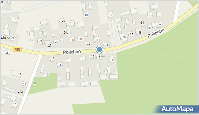 Polichno, Polichno, 2, mapa Polichno