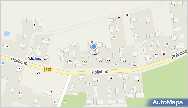 Polichno, Polichno, 29a, mapa Polichno