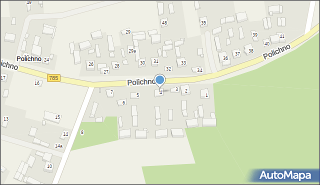 Polichno, Polichno, 4, mapa Polichno