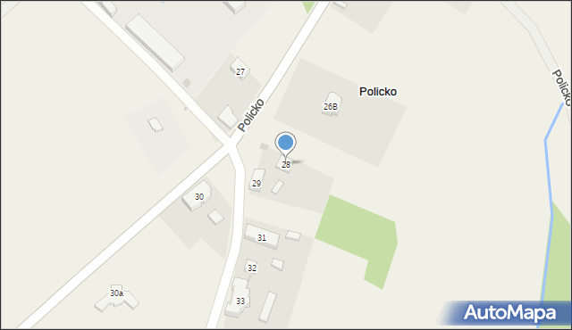 Policko, Policko, 28, mapa Policko