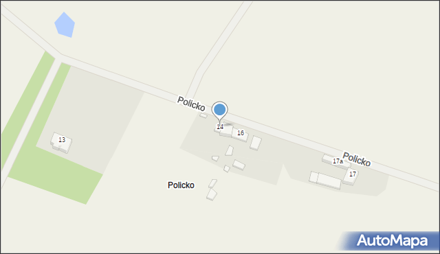 Policko, Policko, 14, mapa Policko