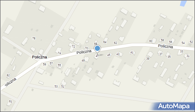 Policzna, Policzna, 47, mapa Policzna