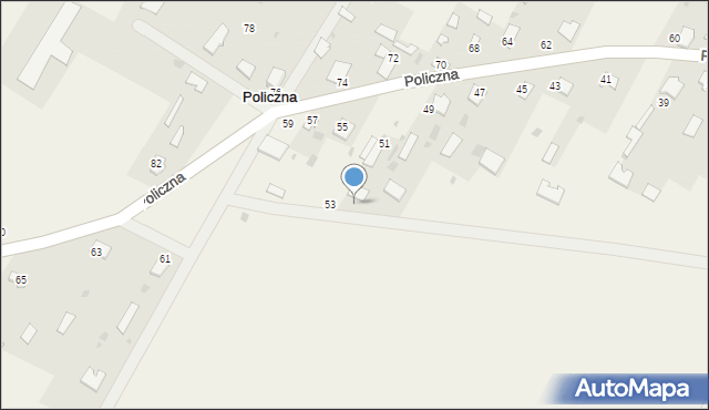 Policzna, Policzna, 51, mapa Policzna