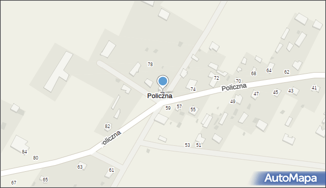 Policzna, Policzna, 76, mapa Policzna