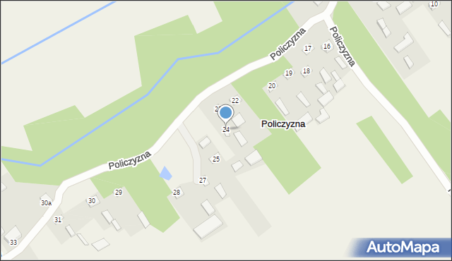 Policzyzna, Policzyzna, 24, mapa Policzyzna