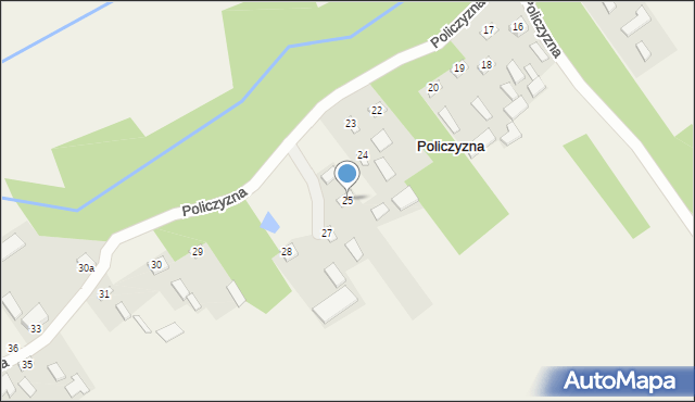 Policzyzna, Policzyzna, 25, mapa Policzyzna