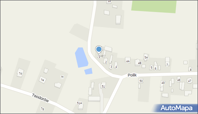 Polik, Polik, 1, mapa Polik