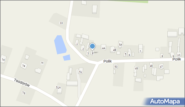 Polik, Polik, 4, mapa Polik