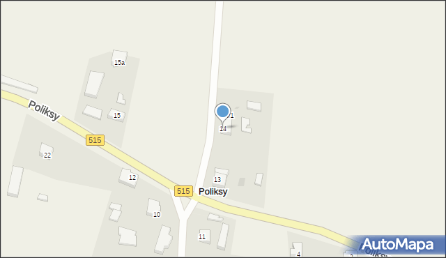 Poliksy, Poliksy, 14, mapa Poliksy