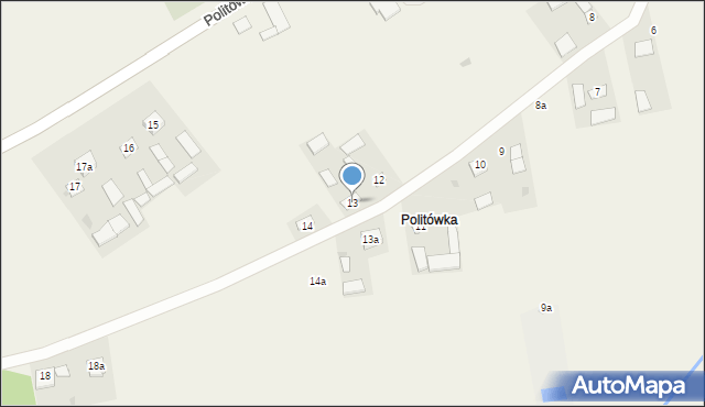 Politówka, Politówka, 13, mapa Politówka