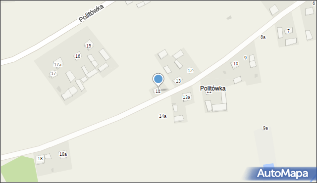 Politówka, Politówka, 14, mapa Politówka