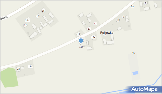 Politówka, Politówka, 14a, mapa Politówka