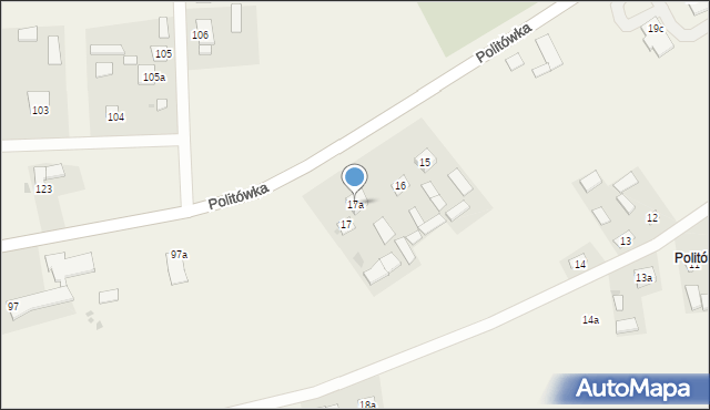 Politówka, Politówka, 17a, mapa Politówka