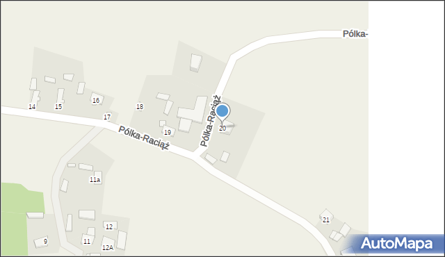 Pólka-Raciąż, Pólka-Raciąż, 20, mapa Pólka-Raciąż