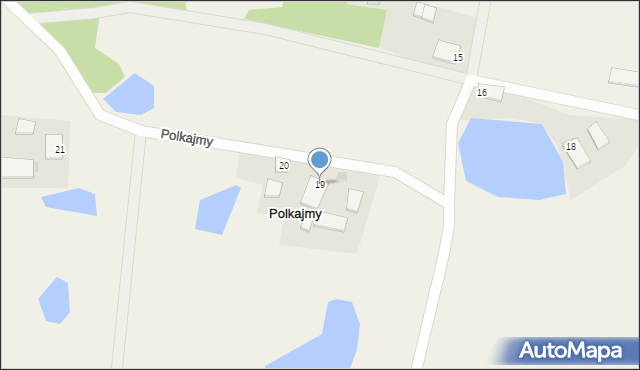 Polkajmy, Polkajmy, 19, mapa Polkajmy