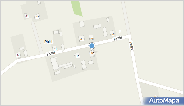 Pólki, Pólki, 10a, mapa Pólki